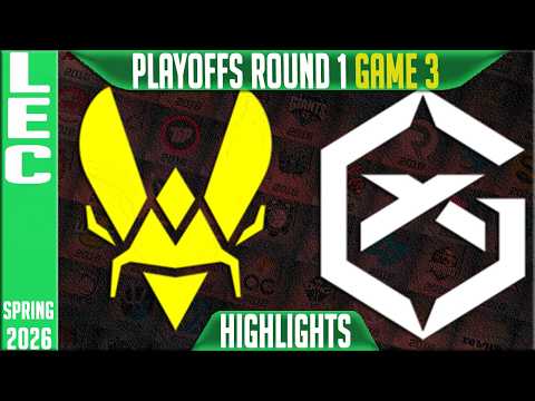 VIT vs GX Highlights Game 3 | LEC Spring 2026 Playoffs | Team Vitality vs GiantX G3