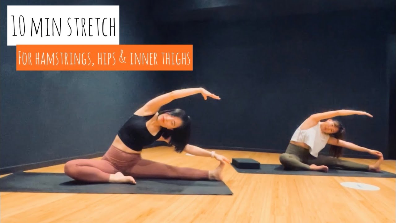 Inner Hamstring Tretch 10 Minute STRETCH for Hamstrings, Hips and Inner Thighs - YouTube