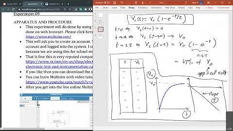 RC circuits with Oscilloscope