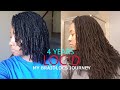 4 Years Loc'd | My Braidlocs/Microlocs Journey, Watch My Hair Grow!