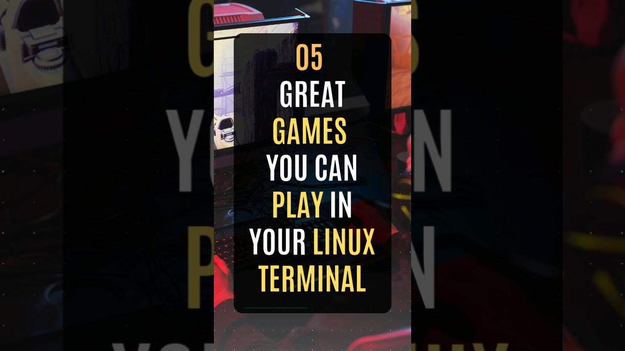 05 Games You Can Play in Your Linux Terminal #games #linux #terminal