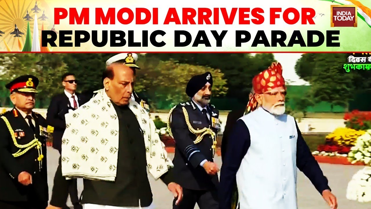 PM Modi Honours Fallen Heroes At National War Memorial On 77th Republic Day | India Today
