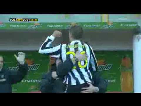 Claudio Zuliani   GOL di CANDREVA in Bologna Juventus 1 2 (2122010).wmv