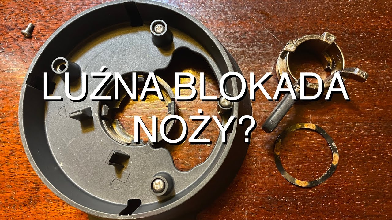 🇵🇱 Luzująca się blokada noży w Monsieur Cuisine -źródło problemu.(ZOB.OPIS ZANIM ZAMÓWISZ PODKŁADKĘ)
