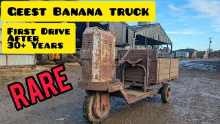 Rare 1950s Geest Banana Truck  First drive after 30+ years