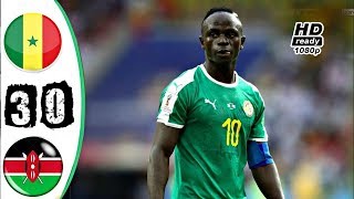 ملخص مباراة كينيا و السنغال 0-3 تألق ساديو ماني،🔥🔥أمم أفريقيا 2019