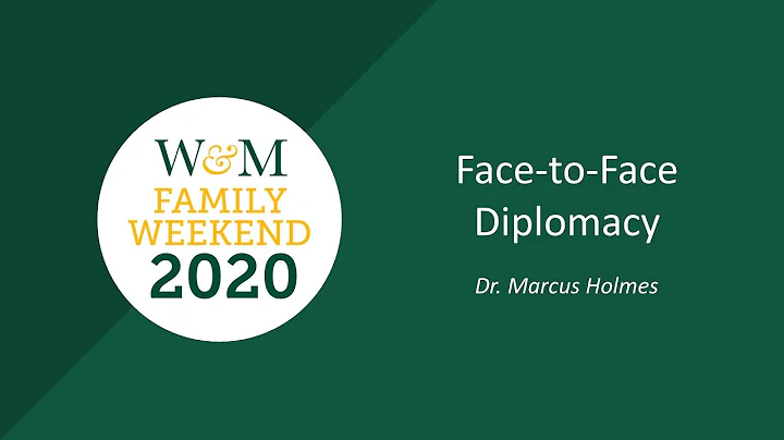 Face to Face Diplomacy