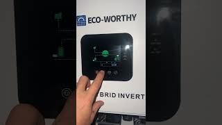 Eco worthy solar hybrid inverter charging but not charging to the max of my 48v eco-worthy battery