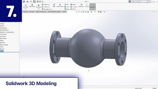 Making Pipe with revolve and extrude | Solidworks 2020