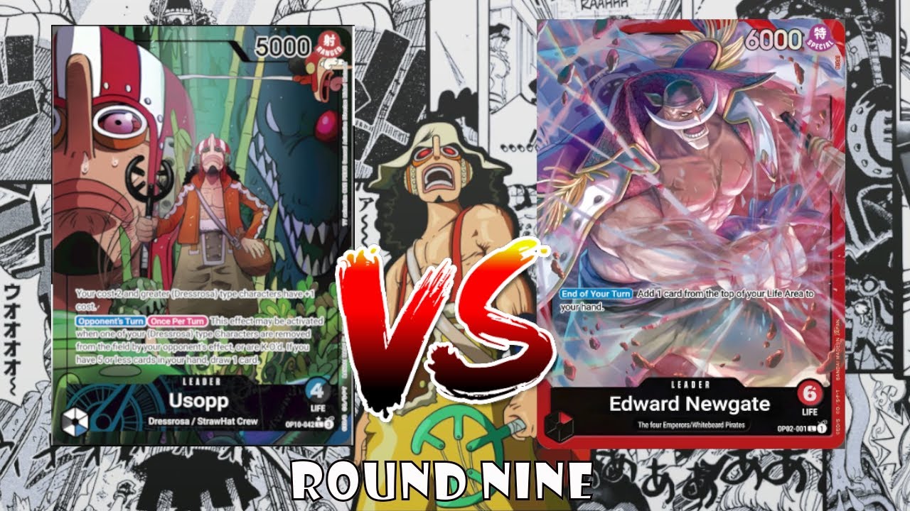 Usopp vs Whitebeard | Top 32 Regional Finish - Round 9 |  OPTCG