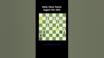 Surprise! 😱| August 9th, 2025 Chess Puzzle