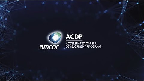 Amcor Accelerated Career Development Program