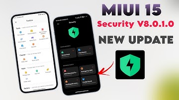 MIUI 15 New Security V8.0.1.0 New Update - Many New Changes & New UI 🔥| Miui 15 Apps Update
