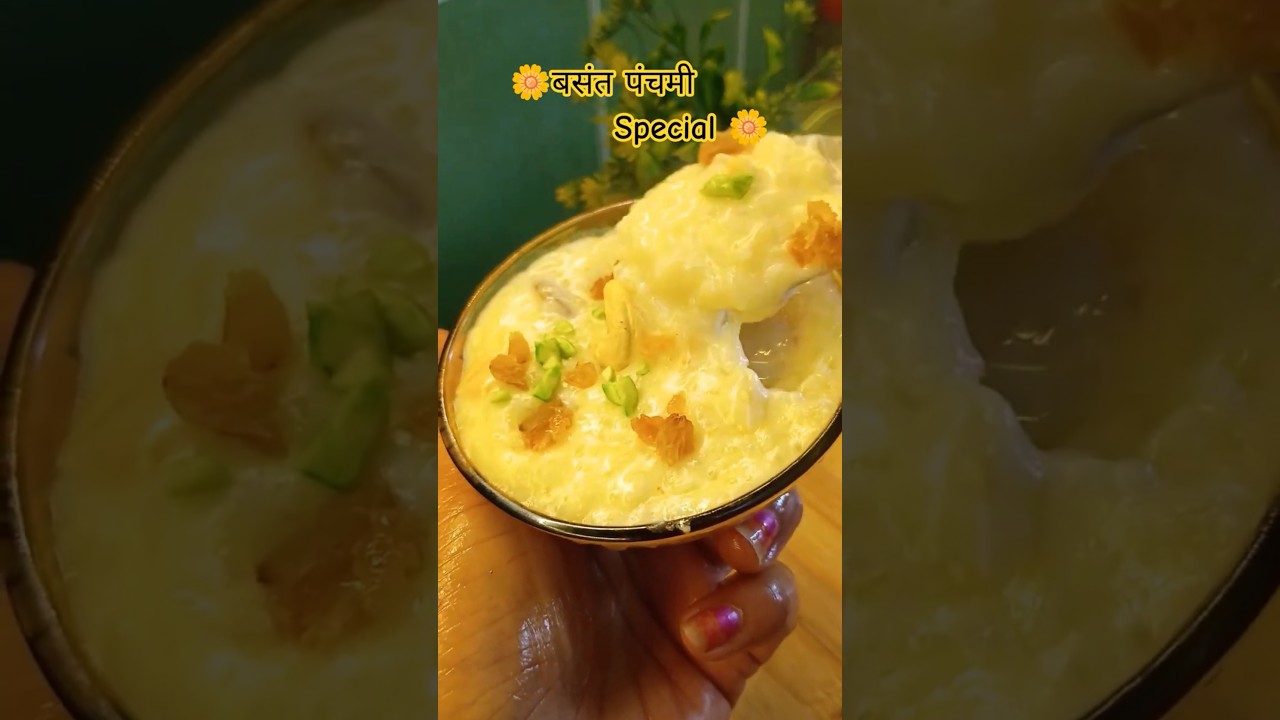 Basant Panchami me aap ye bna sakte ho 🌼🥰