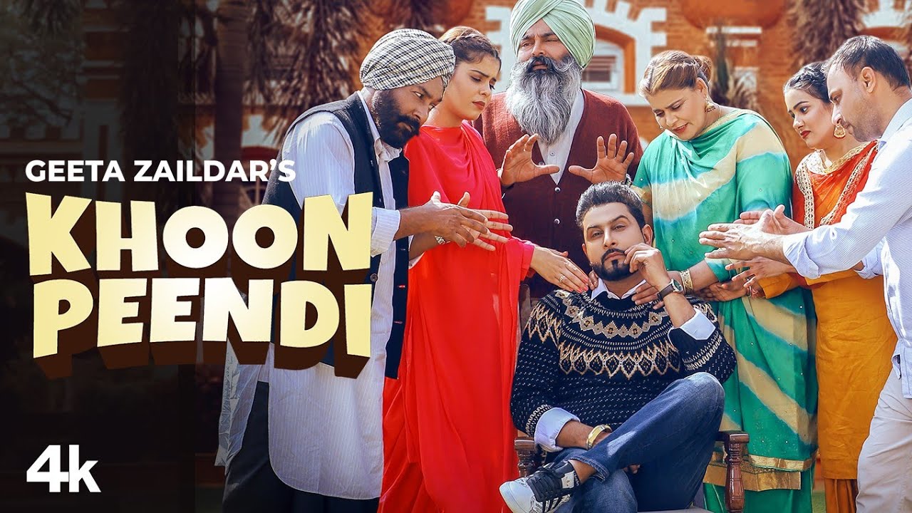 Khoon Peendi Video Geeta Zaildar  Jassi X  Rizwaan  Sardaar Films  Latest Punjabi Song 2022