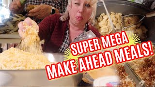 💥 MEGA MAKE AHEAD MEALS to FEED LARGE FAMILIES and BIG CROWDS!! | Meal Prep, Freezer Meals, Lots! ✅
