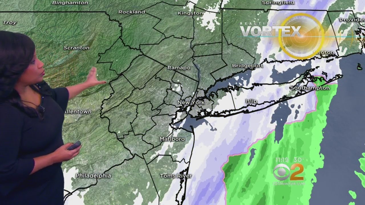 Snow Tapers Off Across Tri-State - YouTube