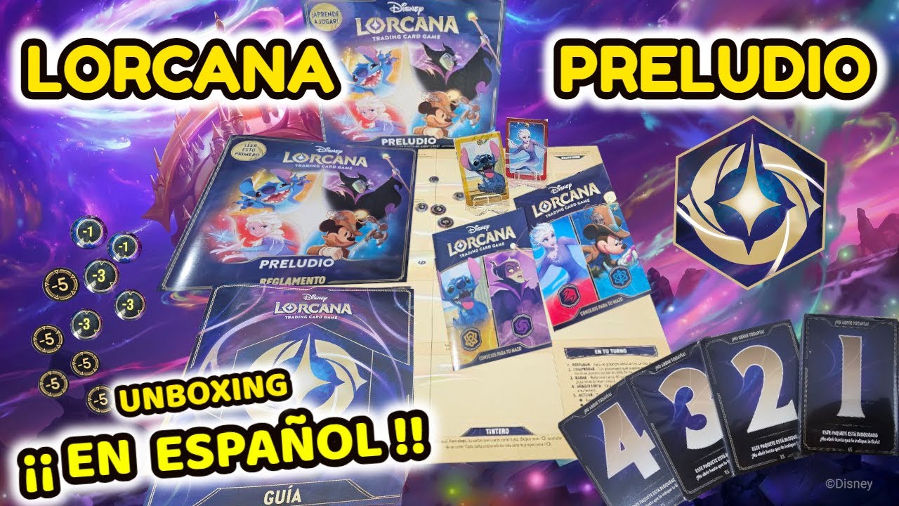 🌌 POR FIN LORCANA EN ESPAÑOL - PRELUDIO