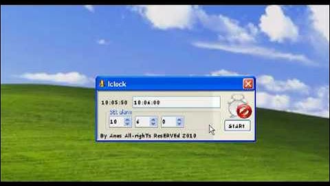 how to make an alarm clock in visual basic 2005