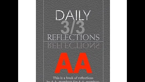 Daily Reflections - March 3 – A.A. Meeting - - Alcoholics Anonymous - Read Along