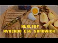 Avocado Boiled Egg Sandwich | Healthy Breakfast Recipe in 5 Minutes! 🥑🍳