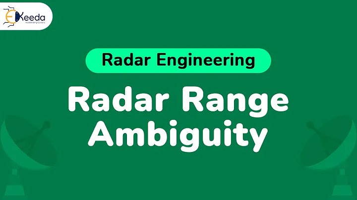 Radar Range Ambiguity - Radar Equation - Radar Engineering