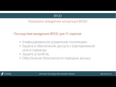Видео: Какво е BYOD?