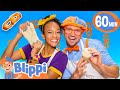 Blippi  meekahs pretzel adventure fun with food and friends  educationals for kids