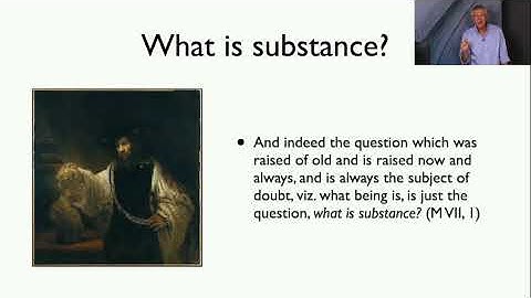Aristotle on Substance