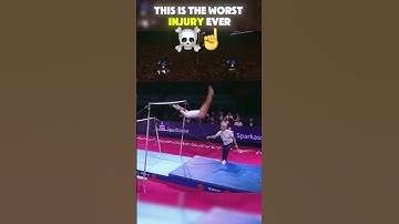 😱 Gymnast Passes Out After Bar Dismount #Gymnastics #Bars #GymnastFail #PassOut #Dismount  #fails