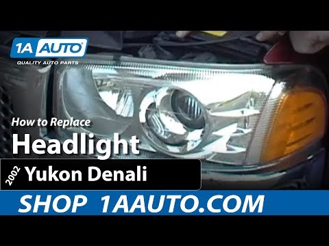 How To Replace Headlights 99-06 GMC Yukon