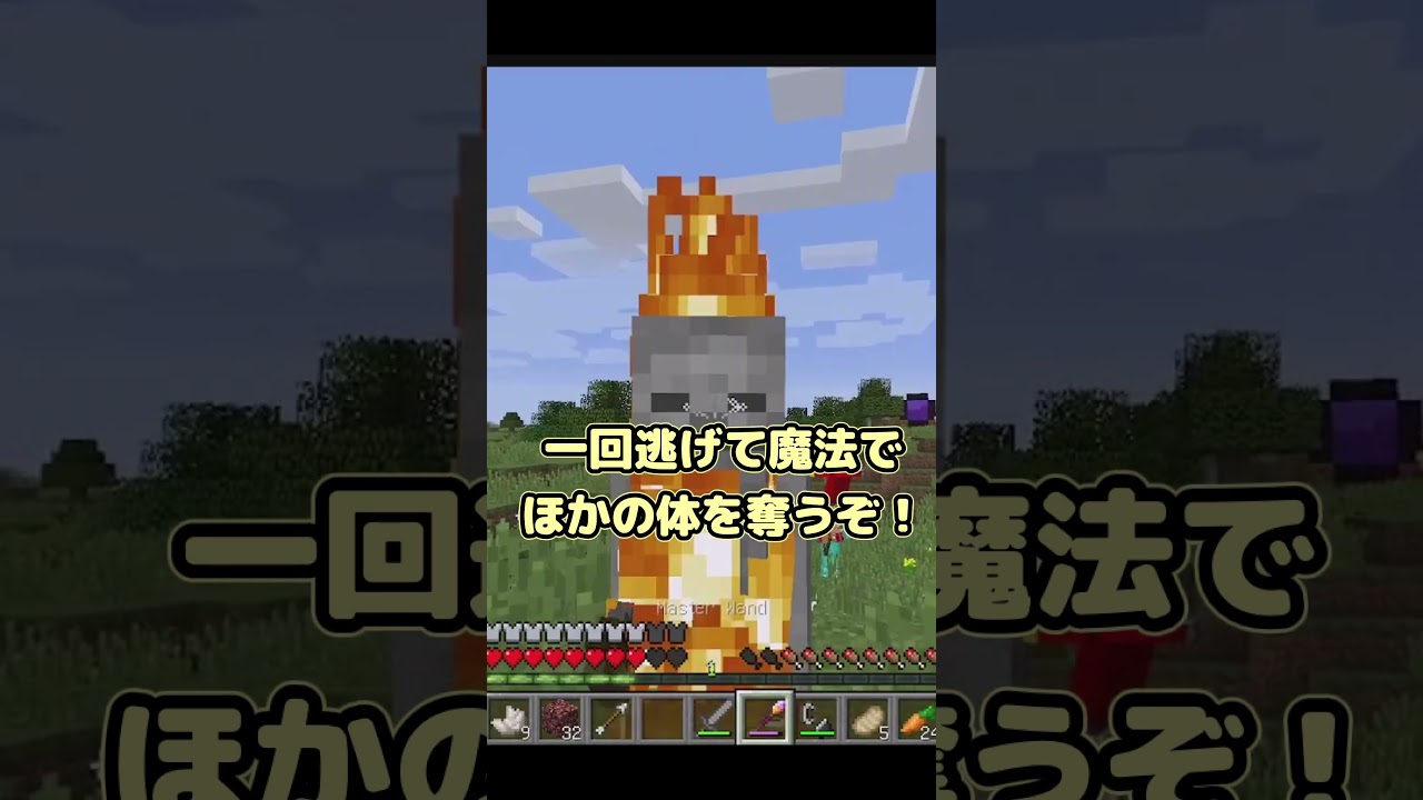 魔法で体を乗っ取り霊夢を追いかける！？ #マイクラ #マインクラフト #霊夢と魔理沙 #minecraft #ゆっくり実況