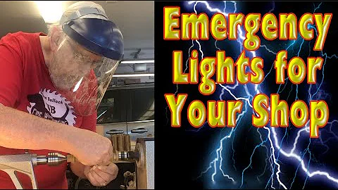 Power Failure/Emergency Lights - Shop Safety -  Where might you be if the lights went out?