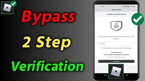 Roblox How to Bypass 2 Step Verification | How to Bypass 2 Step Verification on Roblox