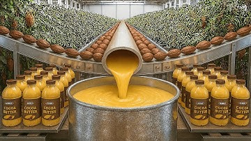 How Cocoa Butter Is Made 🍫 Full Factory Process