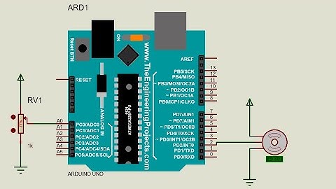 Simulasi motor servo mengunakan proteus