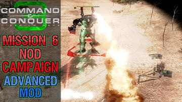 CnC 3 TW Campaign Advanced Mod 1.72 Nod Level 6 Amazon Desert Hard (4K Gaming)