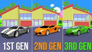 Dude Theft Wars All 3 Different Generations of Lamborghini Comparison !!! 🤔🤔🤔