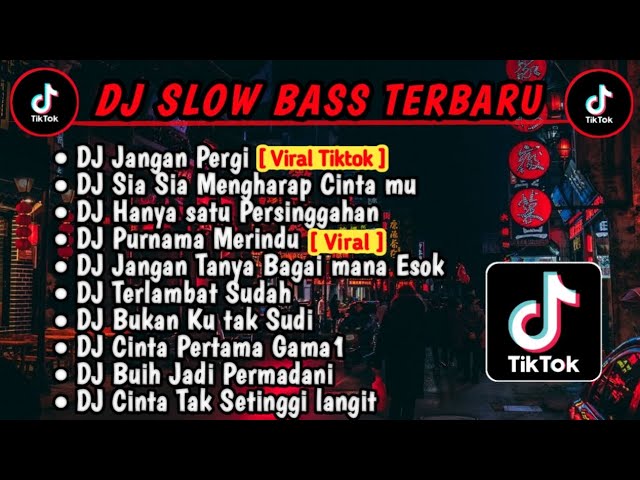 DJ SLOW BASS TERBARU 2023 || DJ JANGAN PERGI | DJ VIRAL TIKTOK || FULL ALBUM class=