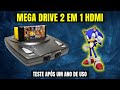 Mega Drive 2 em 1 do Aliexpress - Teste Após um Ano de Comprado