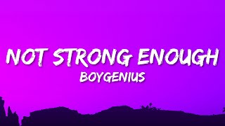 Video thumbnail of "boygenius - Not Strong Enough (Lyrics)"