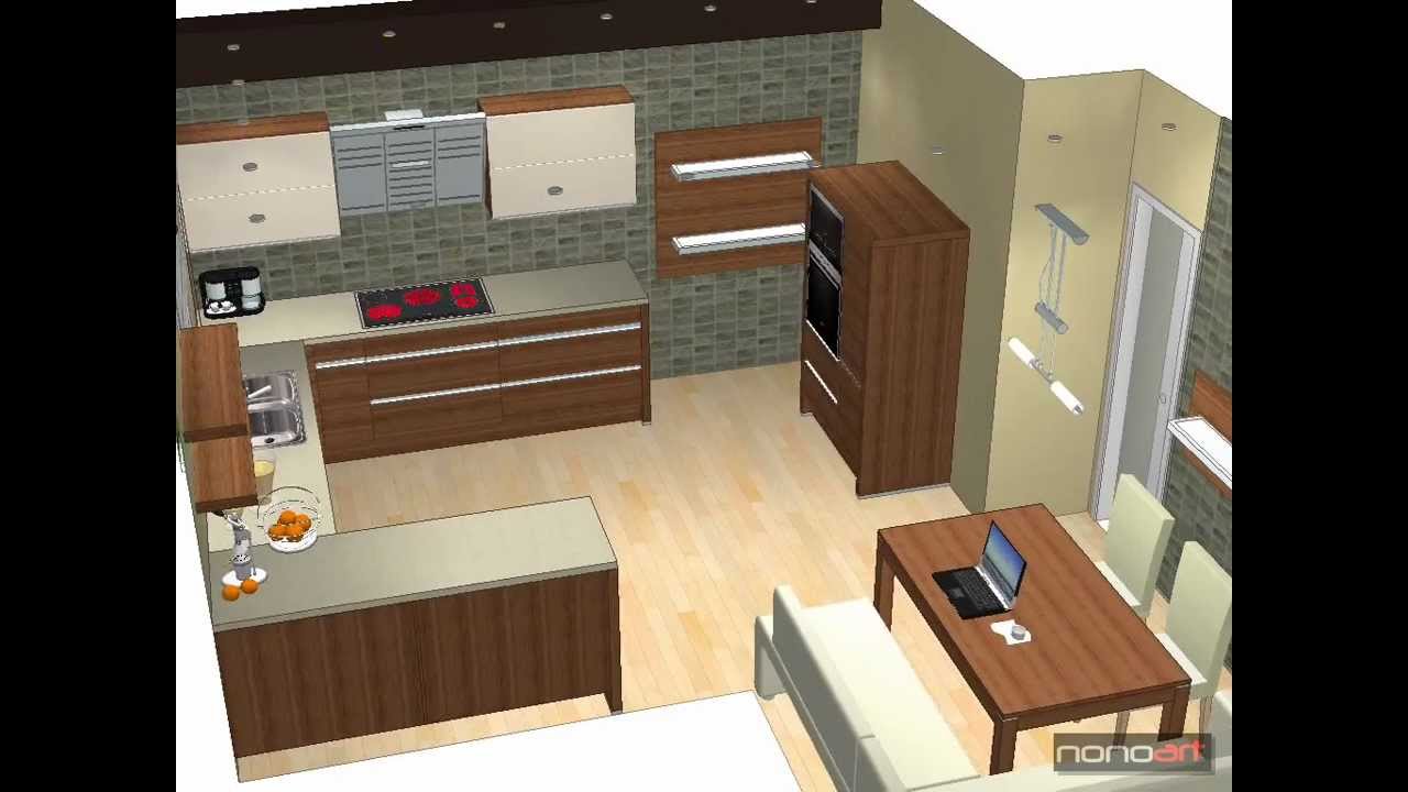 Www.nonoart.hu, nobilia style kitchen, amerikai dió, modern ... Konyha tervezés