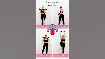 Standing Abs - with Dumbbells✅