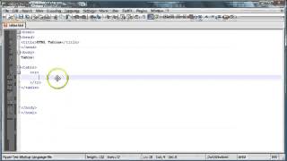 HTML Tutorial 18   Tables