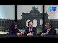 Ruslana Lyzhychko & Henri Malosse, interview at New Europe Studios