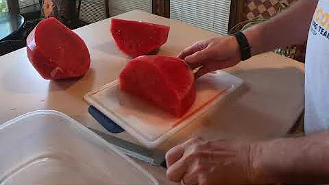 How to Dice a Watermelon - The Easy Way