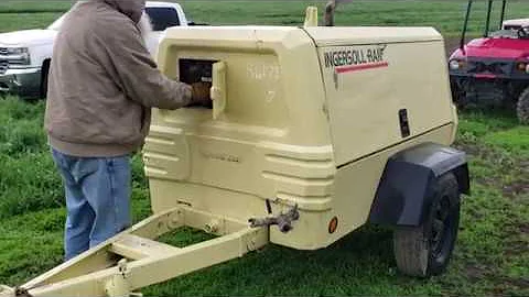 2007 Ingersoll Rand P185WJD Portable Air Compressor