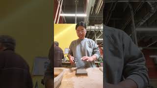 come with me to my woodworking class! #woodworking #college #woodworkingschool #carpentry