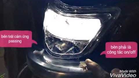 Demo cảm ứng passing, on/off trên led 2 tầng