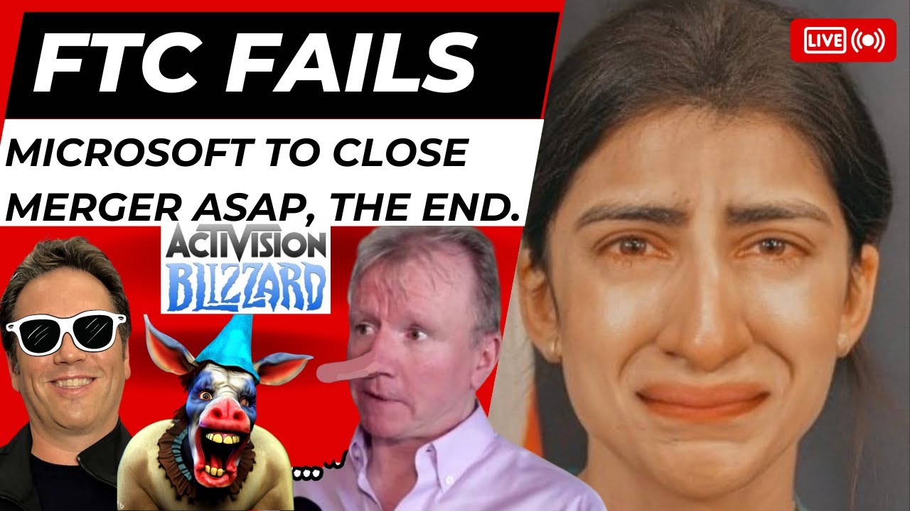 The End. Microsoft Won the Case. FTC Ridiculed in Court. Sony Fanboys Down Bad.